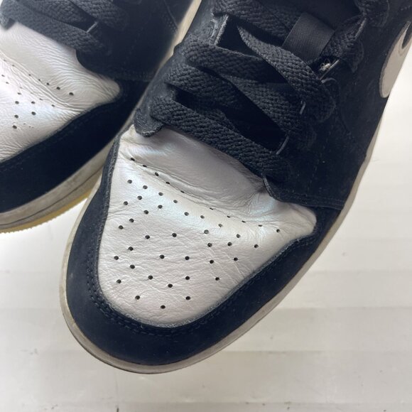 Nike Air Jordan 1 Low Diamond Shorts Black White DH6931-001 Men's Size 9 (Read) - Picture 10 of 13